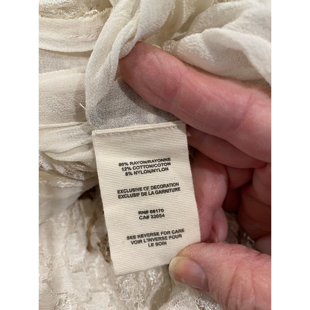 Free People New Romantics Boho Floral High-low Festival Skirt Women’s Medium - Picture 5 of 8